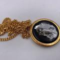 Collana in ottone anallergico, colore oro