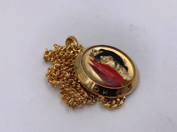 Collana in ottone anallergico, colore oro