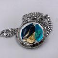 Collana in ottone anallergico, colore argento