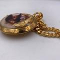 Collana in ottone anallergico, colore oro