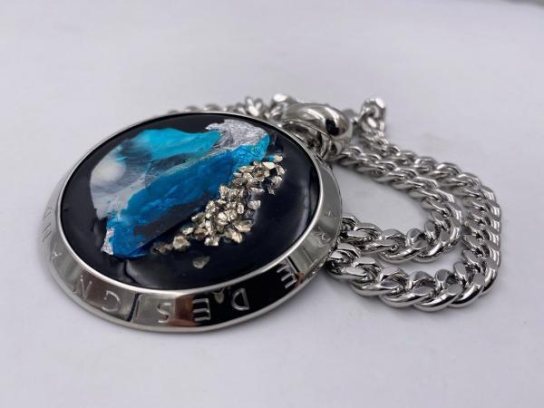 Collana in ottone anallergico, colore argento