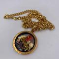 Collana in ottone anallergico, colore oro