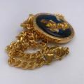Collana in ottone anallergico, colore oro