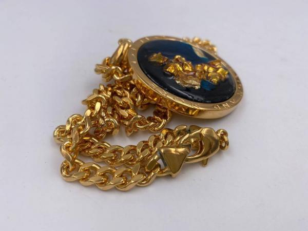 Collana in ottone anallergico, colore oro