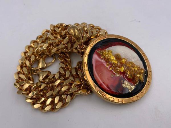 Collana in ottone anallergico, colore oro