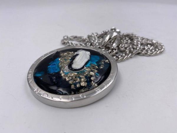 Collana in ottone anallergico, colore argento