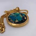Collana in ottone anallergico, colore oro
