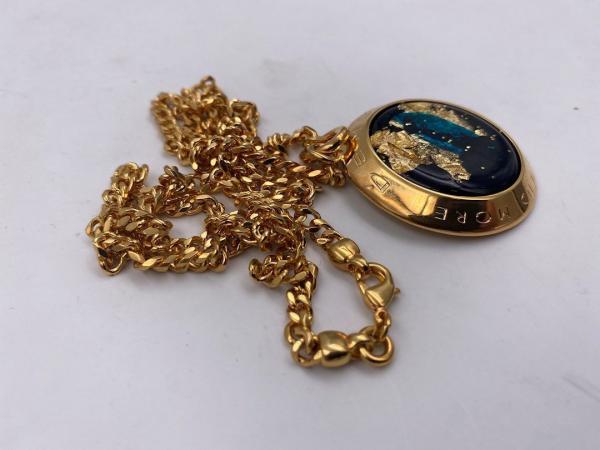 Collana in ottone anallergico, colore oro