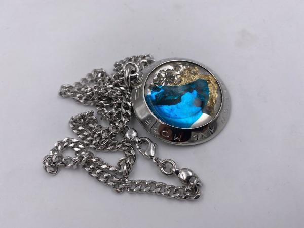 Collana in ottone anallergico, colore argento