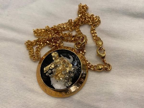 Collana in ottone anallergico, colore oro