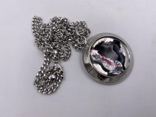 Collana in ottone anallergico, colore argento