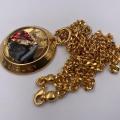 Collana in ottone anallergico, colore oro