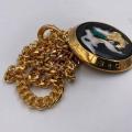 Collana in ottone anallergico, colore oro