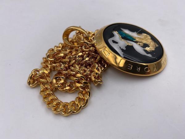 Collana in ottone anallergico, colore oro
