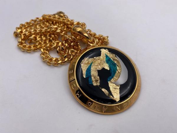 Collana in ottone anallergico, colore oro