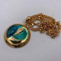 Collana in ottone anallergico, colore oro