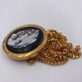 Collana in ottone anallergico, colore oro