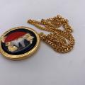 Collana in ottone anallergico, colore oro
