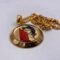 Collana in ottone anallergico, colore oro