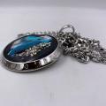 Collana in ottone anallergico, colore argento