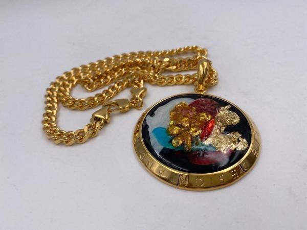 Collana in ottone anallergico, colore oro