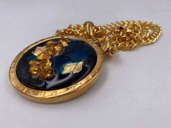 Collana in ottone anallergico, colore oro