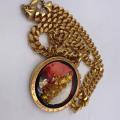 Collana in ottone anallergico, colore oro