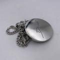 Collana in ottone anallergico, colore argento