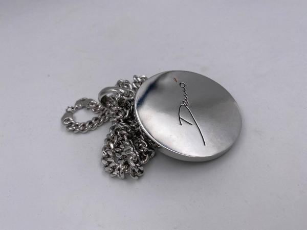 Collana in ottone anallergico, colore argento