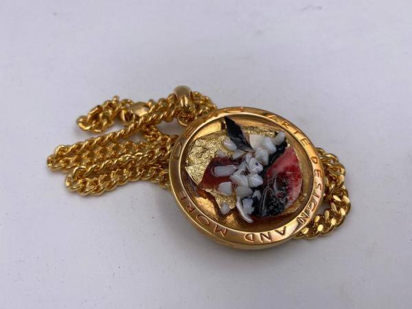 Collana in ottone anallergico, colore oro