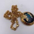 Collana in ottone anallergico, colore oro