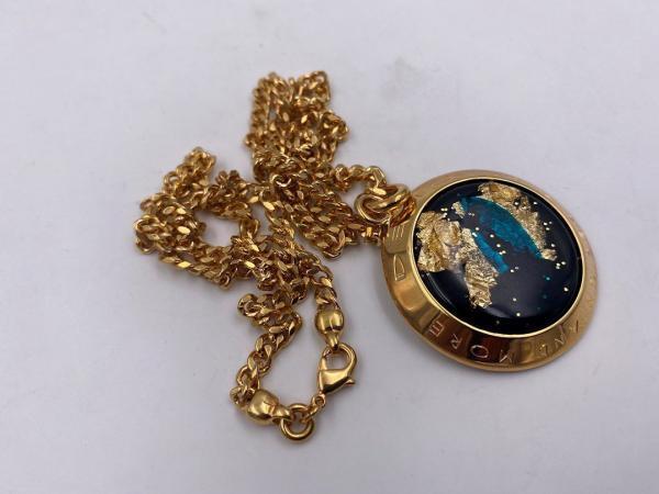 Collana in ottone anallergico, colore oro