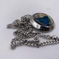 Collana in ottone anallergico, colore argento