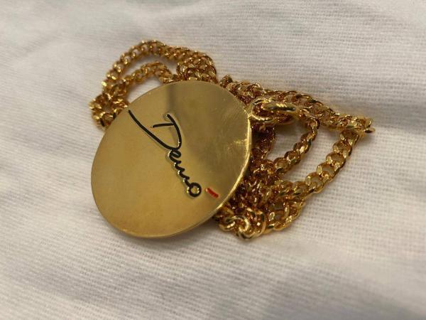 Collana in ottone anallergico, colore oro