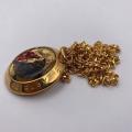 Collana in ottone anallergico, colore oro