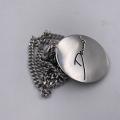 Collana in ottone anallergico, colore argento