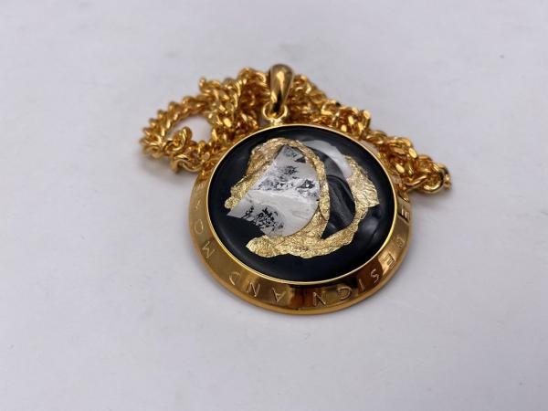 Collana in ottone anallergico, colore oro
