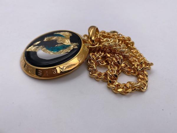 Collana in ottone anallergico, colore oro