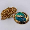 Collana in ottone anallergico, colore oro