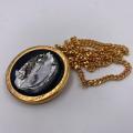 Collana in ottone anallergico, colore oro