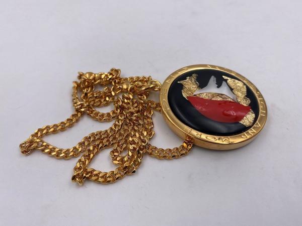 Collana in ottone anallergico, colore oro