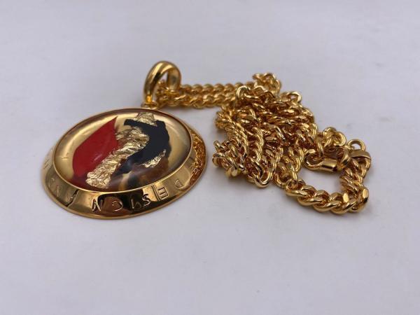 Collana in ottone anallergico, colore oro