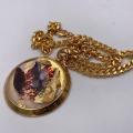 Collana in ottone anallergico, colore oro