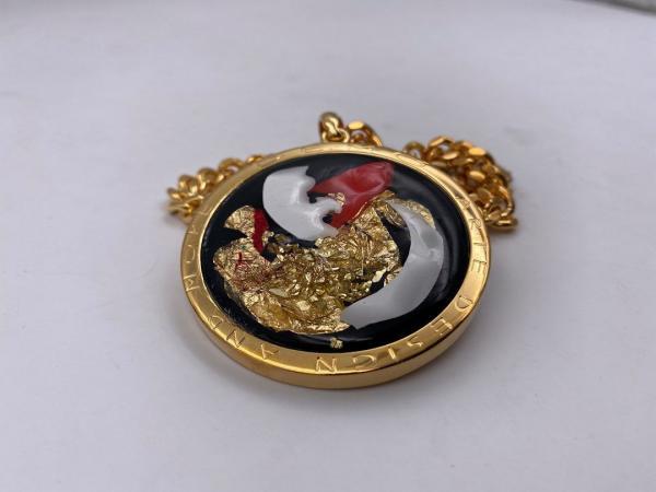 Collana in ottone anallergico, colore oro