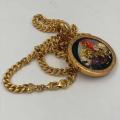 9Collana in ottone anallergico, colore oro