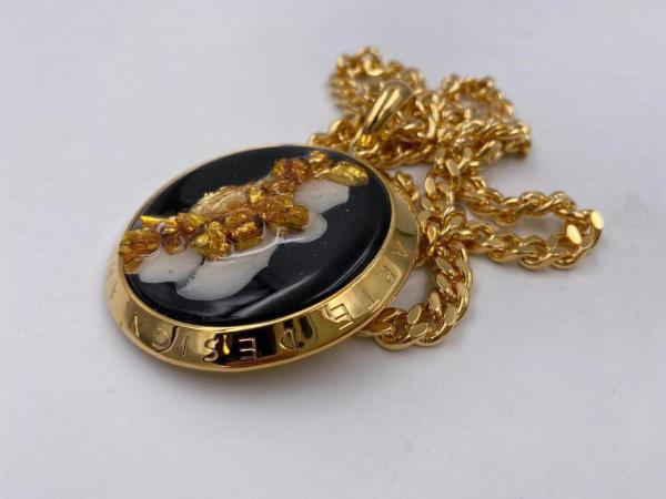 Collana in ottone anallergico, colore oro