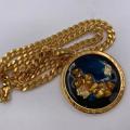 Collana in ottone anallergico, colore oro