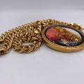 Collana in ottone anallergico, colore oro