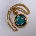 Collana in ottone anallergico, colore oro