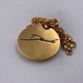 Collana in ottone anallergico, colore oro